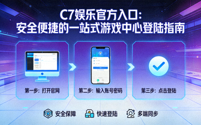 C7娱乐官方入口：安全便捷的一站式游戏中心登陆指南的宣传图片